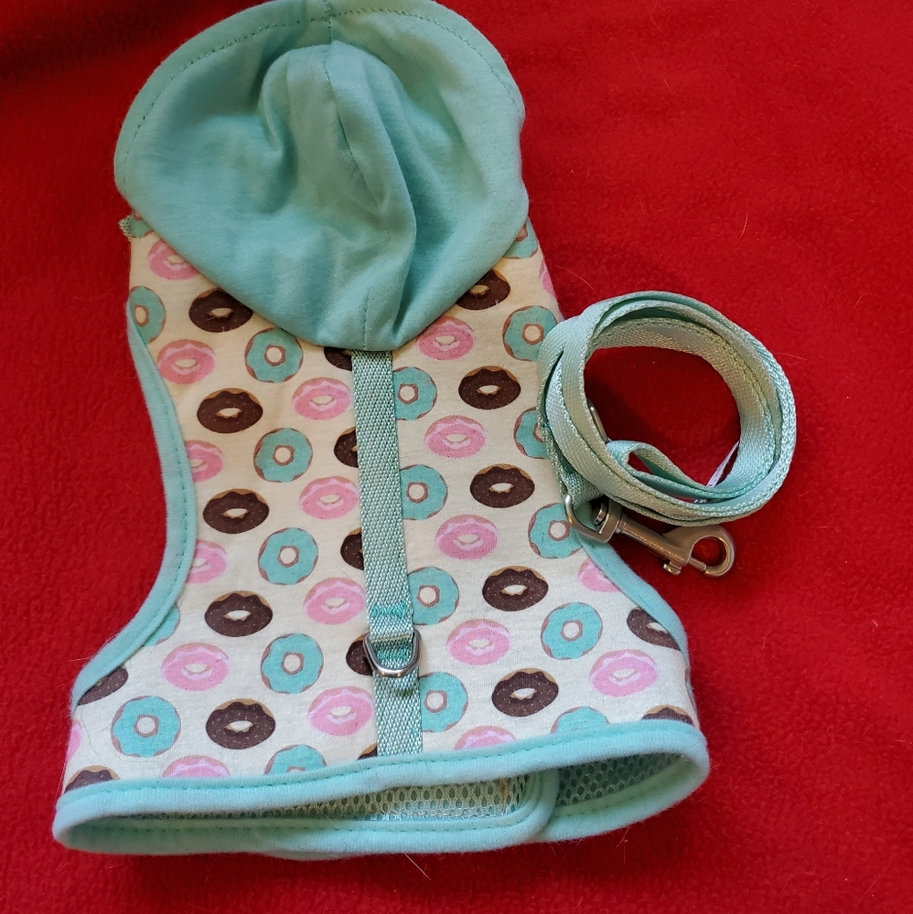 Donut Cat Harness w/ leash